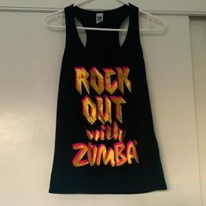 Zumbra Rock Out Racerback Bold Black